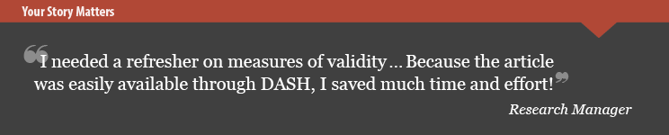 Read DASH User Stories